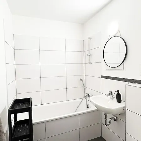Apartman Monteurwohnungen Halle Fuer Teams Kueche Wlan Parkplatz *