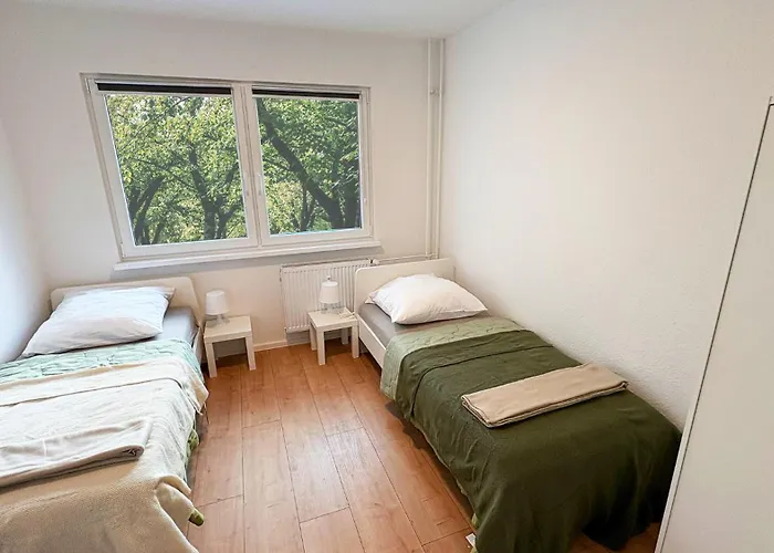 Monteurwohnungen Halle Fuer Teams Kueche Wlan Parkplatz